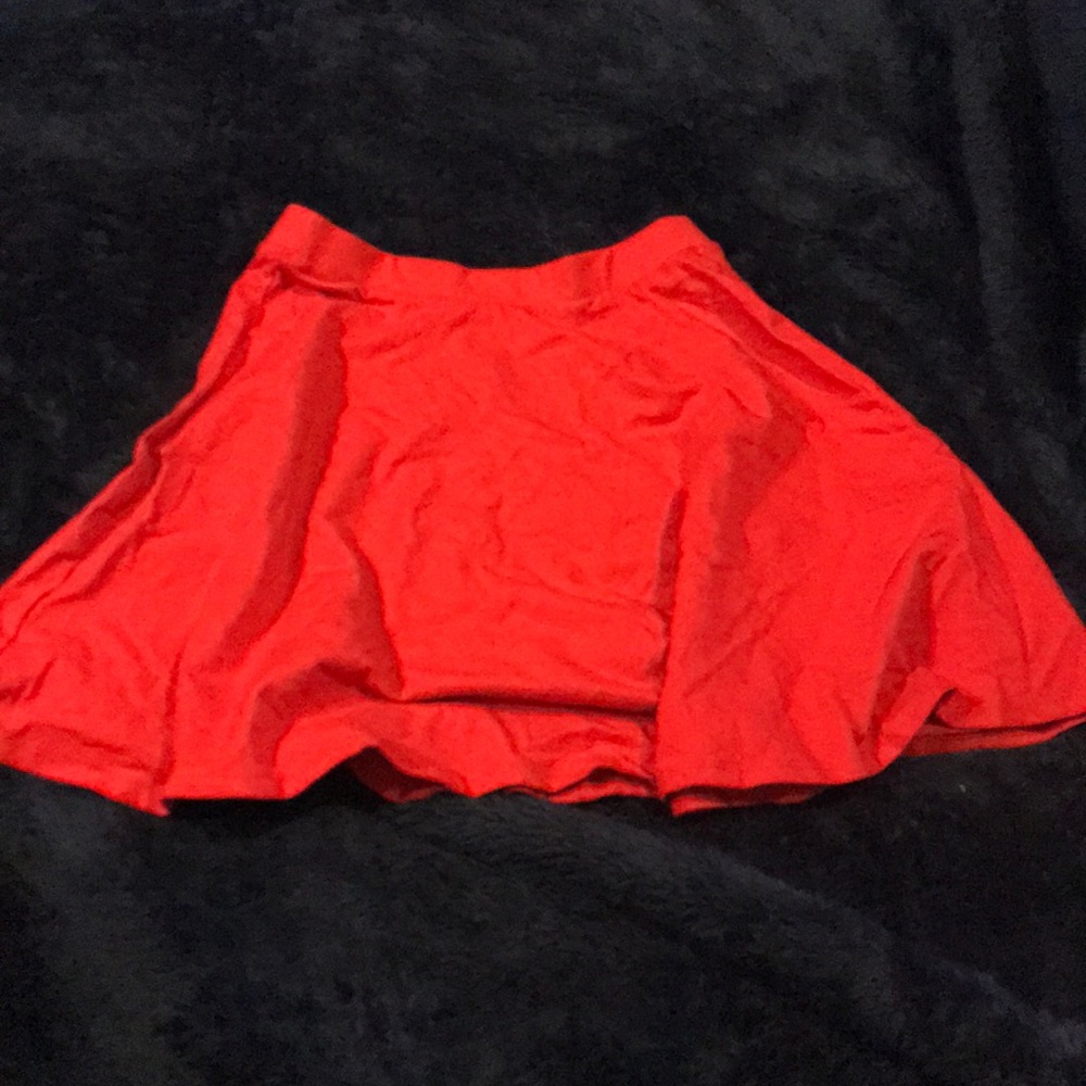 Red circle skirt from forever21.
